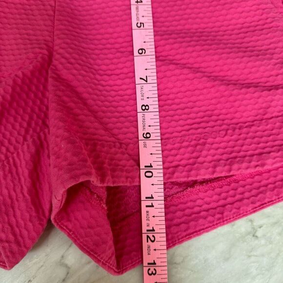 Lilly Pulitzer Adie Shorts Side Zip Bright Pink Size 4 100% cotton - Picture 6 of 7